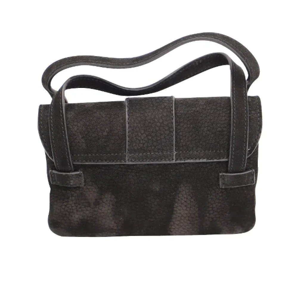 Jacquemus Pre-owned Suede handbags Black Dames