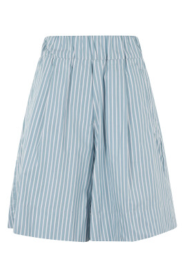 turkis-og-hvid-stribet-bermuda-shorts