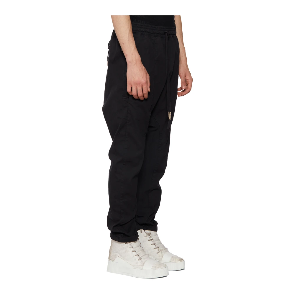 Boris Bidjan Saberi Katoenen en Linnen Broek Black Heren