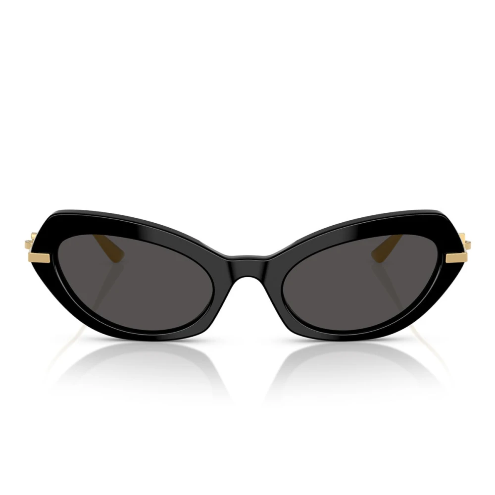 Dolce & Gabbana Unisex Black Sunglasses, 52 Mm, Cat-Eye Sunglasses