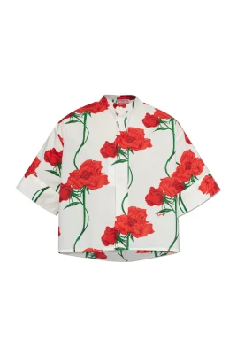 Floral Motif Shirt