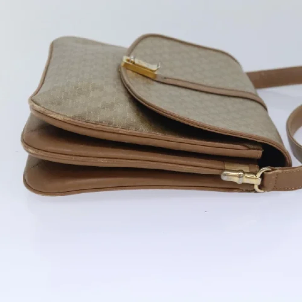 Celine Vintage Pre-owned Canvas celine-bags Beige Dames