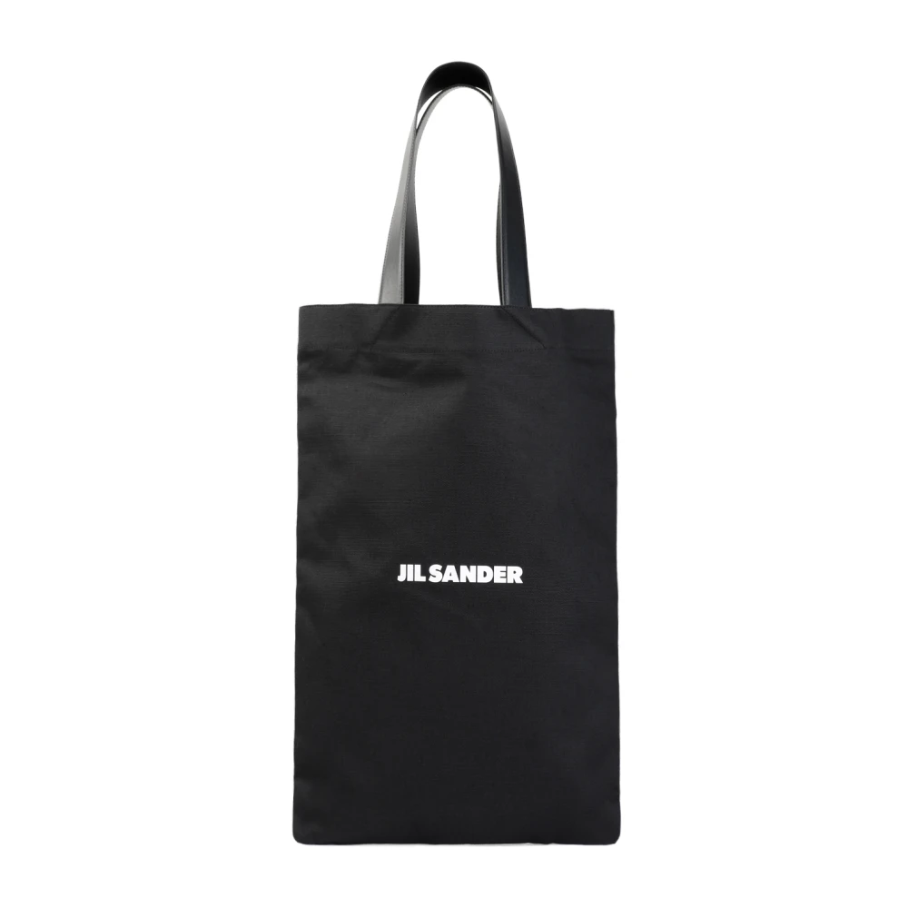 Jil Sander Zwarte Shopper Tas Black Heren