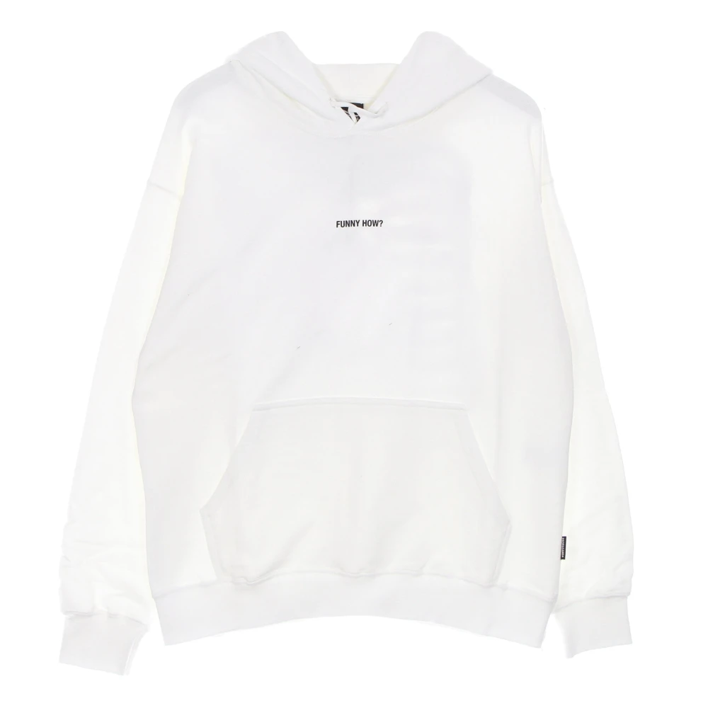 Propaganda Men's White Natural Lightweight Hooded Sweatshirt With Icon - Hoodies - Xs - Sweatshirts & Hoodies