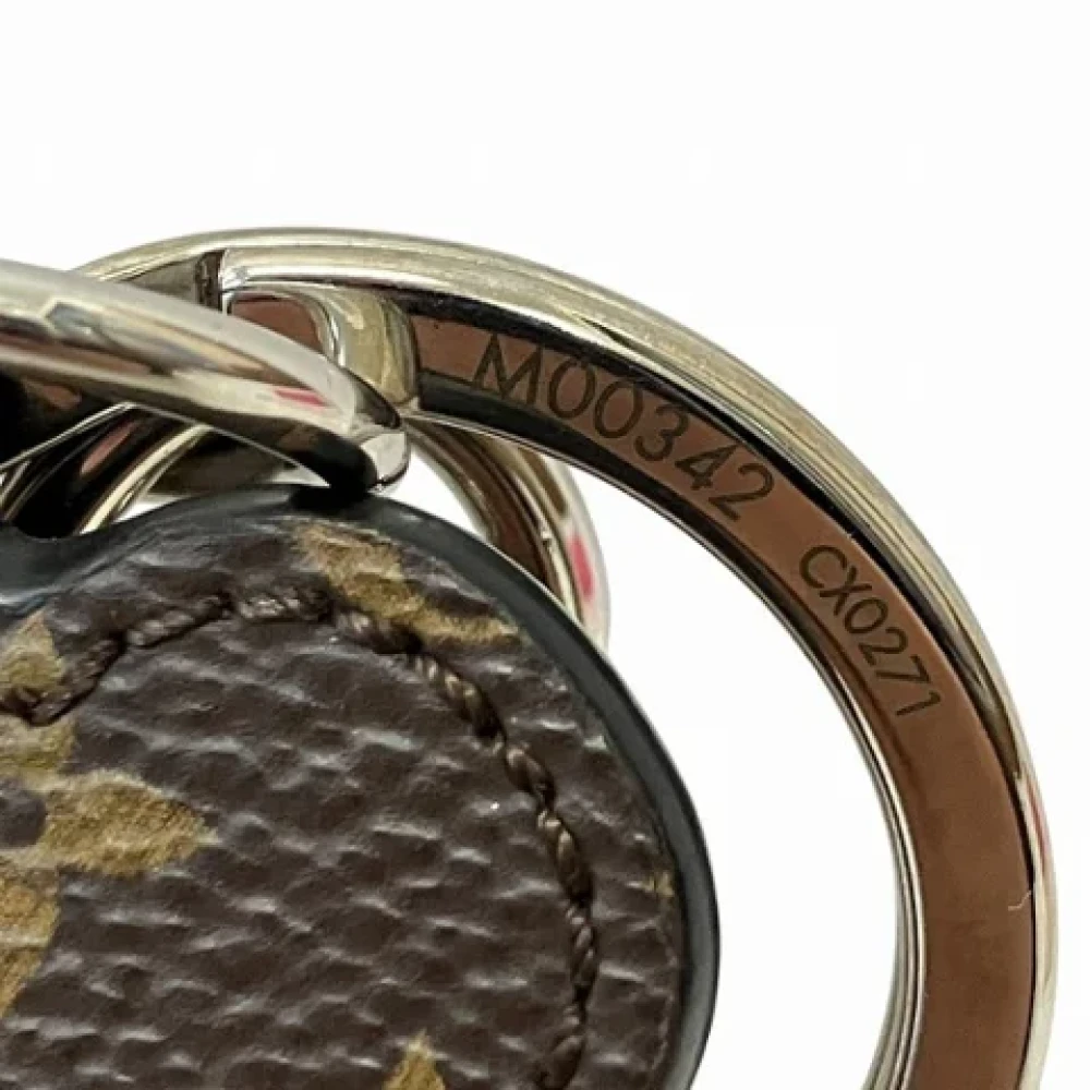 Louis Vuitton Vintage Pre-owned Fabric key-holders Brown Dames