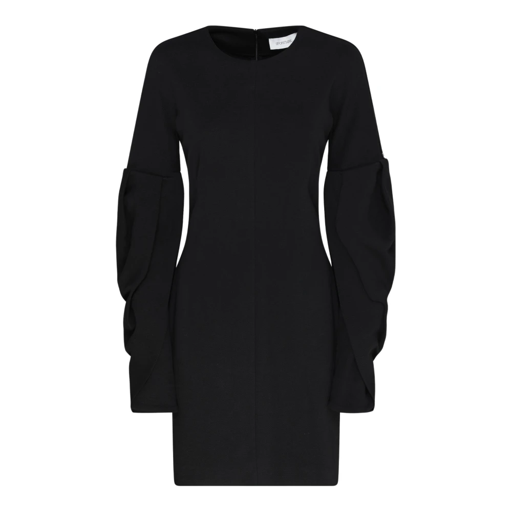 SPORTMAX Zwarte Jurk Black Dames