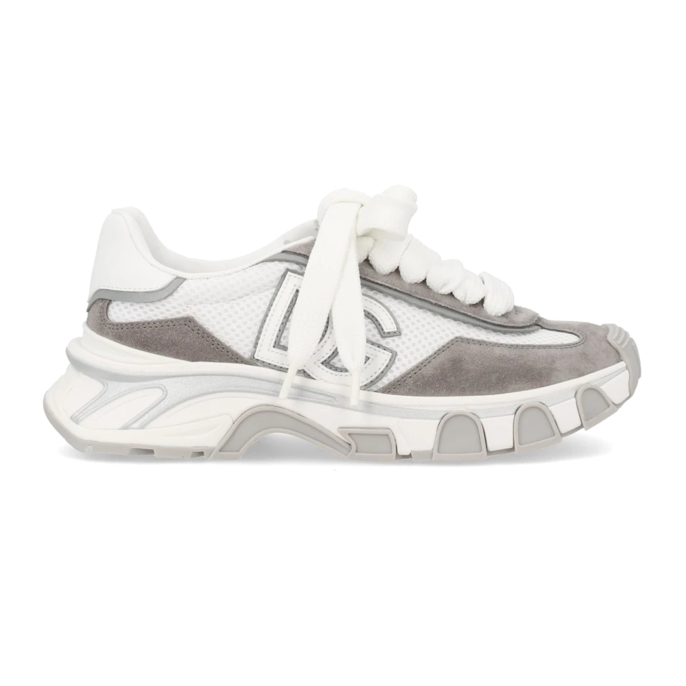 Dolce & Gabbana Sneakerbassaretesoft+Cro+V Dames Schoenen Grijs