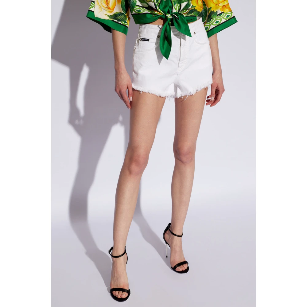 Dolce & Gabbana Denim shorts White Dames