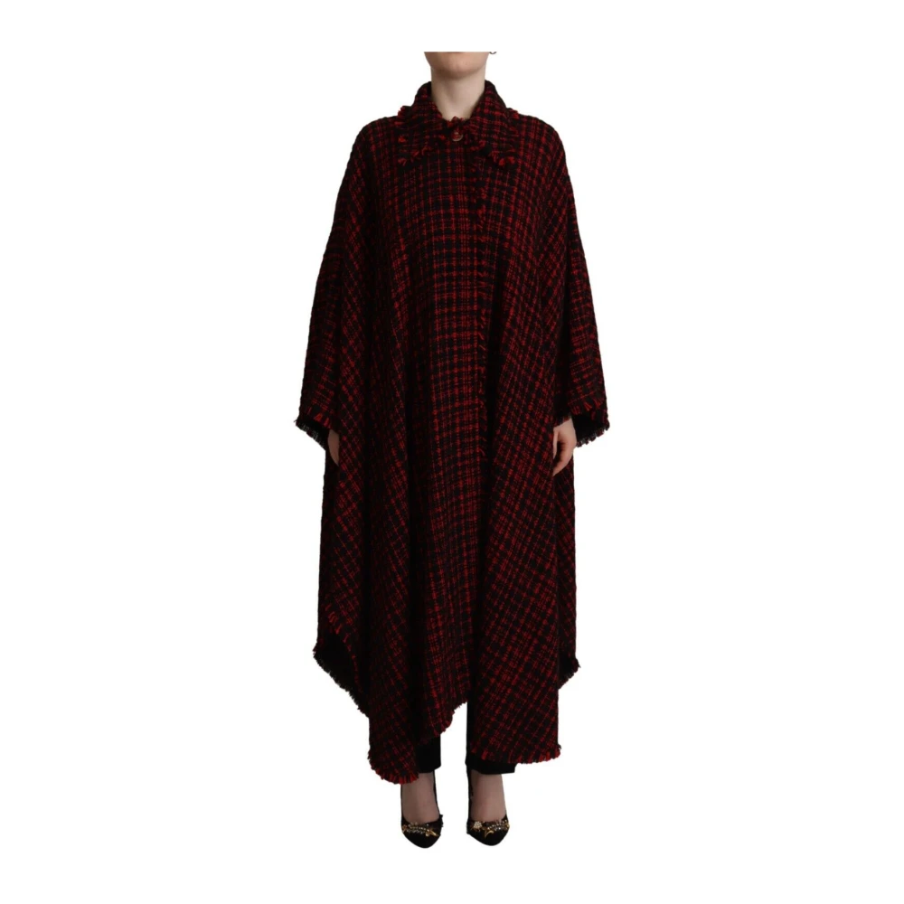 Dolce & Gabbana Women's Red Shirt Dresses, S, Overcoat Jacket