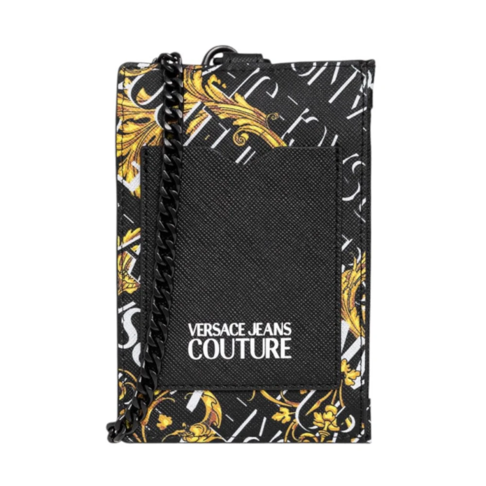 Versace Jeans Couture Men's Black Wallets & Cardholders, One Size, Wallets & Cardholders By
