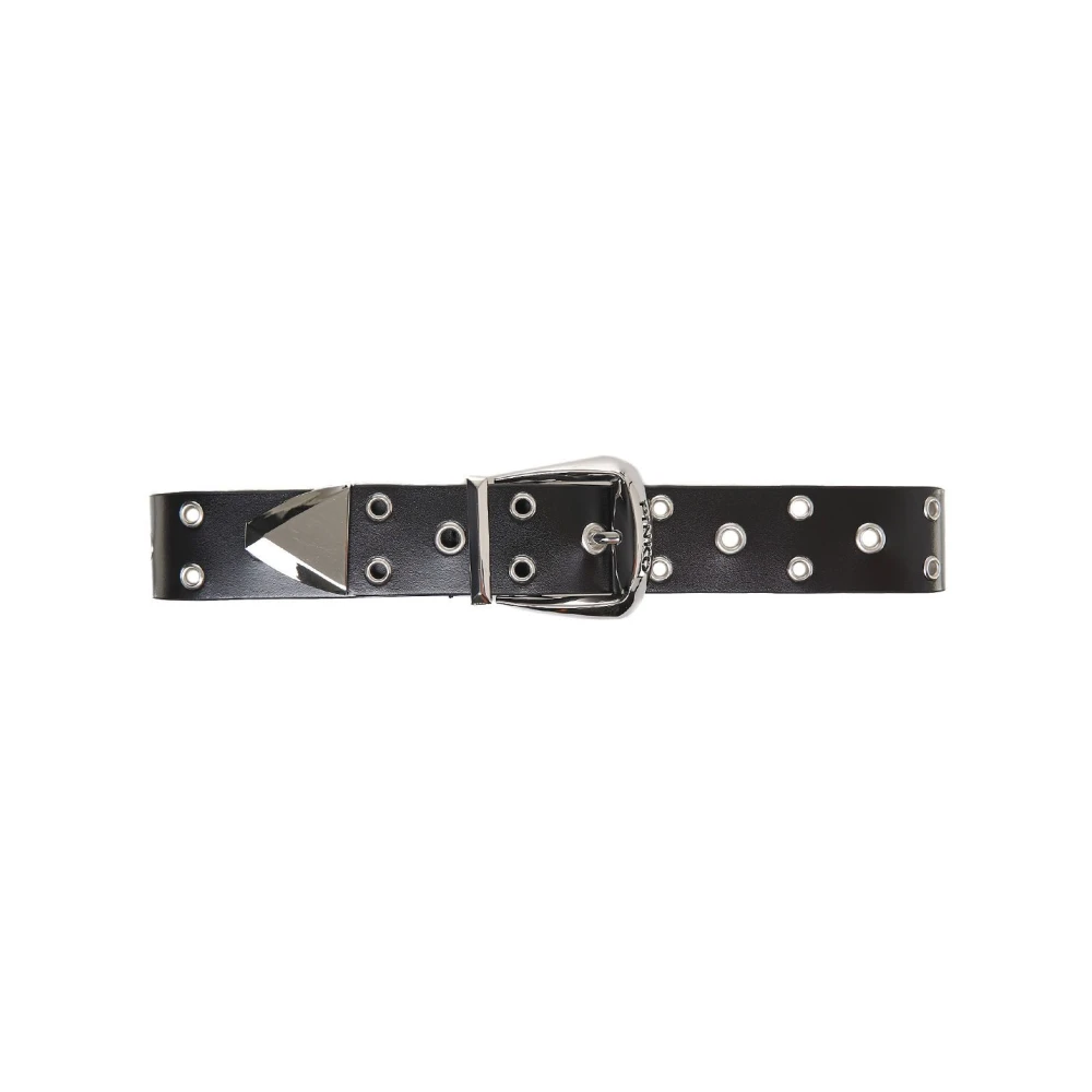 Pinko Oogjesriem Nazca Made in Italy Black Dames