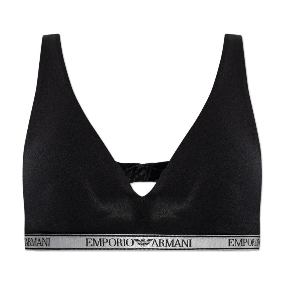 Emporio Armani Damen Schwarz Unterwäsche, K, Sgröße: