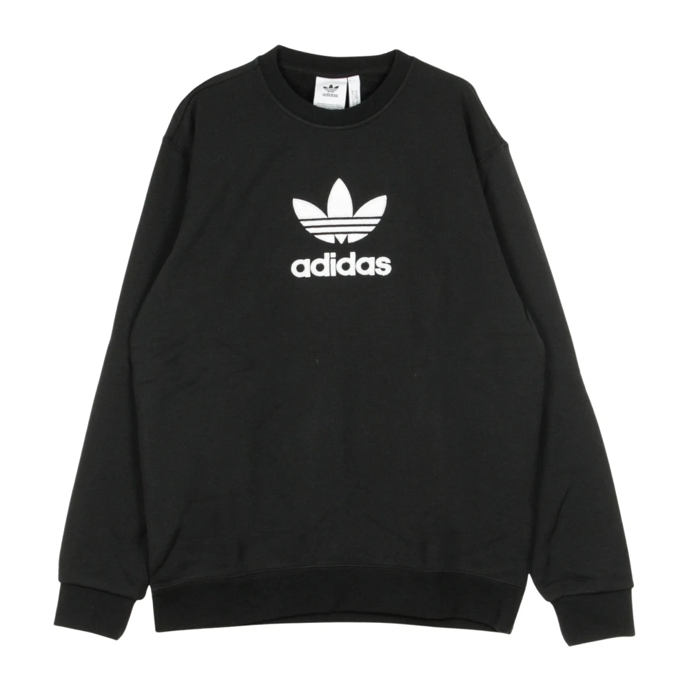 Adidas Men's Black Lightweight Crewneck Sweatshirt