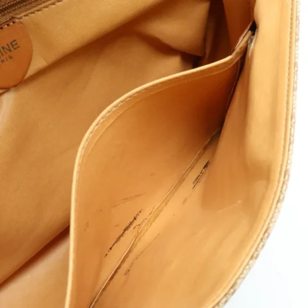Celine Vintage Pre-owned Leather celine-bags Beige Dames