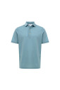 polo-bleu-en-coton-style-classique