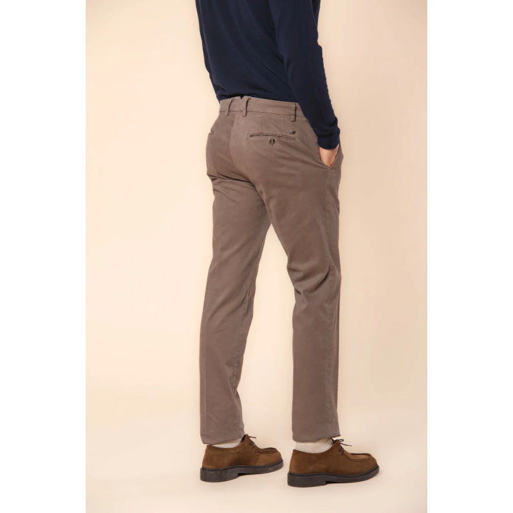 Mason's Chino broek met sartoriale details Brown Heren
