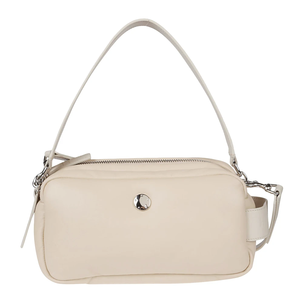 Hogan Dubbele Rits Tas Beige Dames