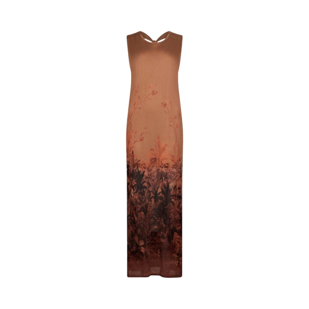 Liu Jo Donna Multicolor - Abito Lungo In Maglia Stampata - Dresses - E - L