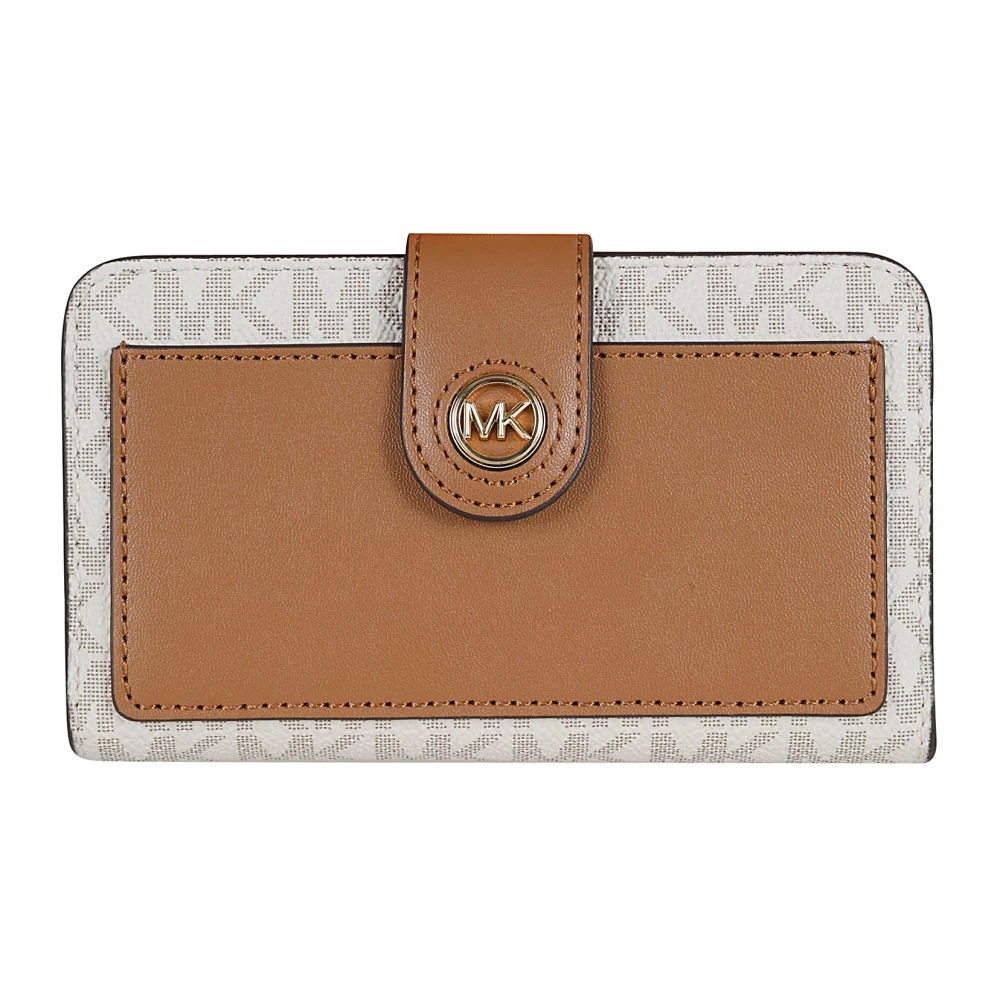 Michael Kors Charm Portemonnees Brown Dames