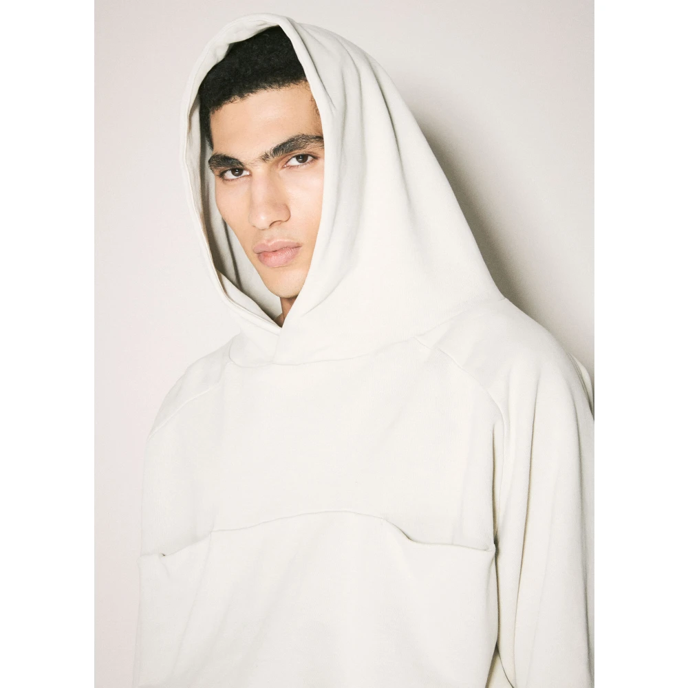 Entire Studios Hoodie van zware katoenfleece Beige Heren