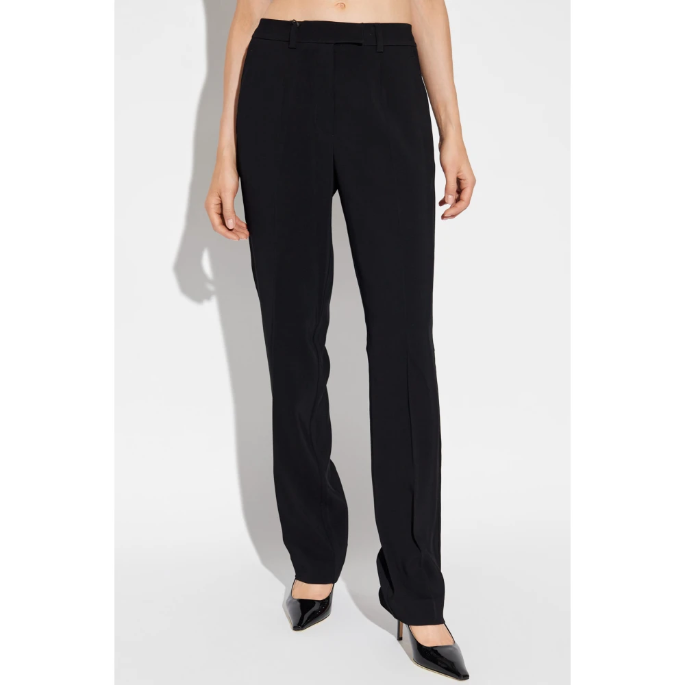 Emporio Armani Geplooide broek Black Dames