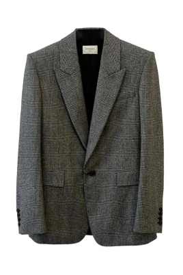 Wool Glen Plaid Blazer