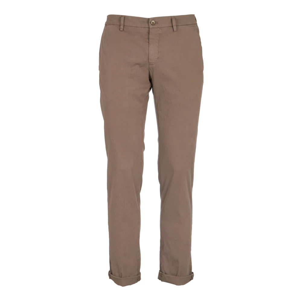 Mason's Duifgrijze Chino Broek Beige Heren