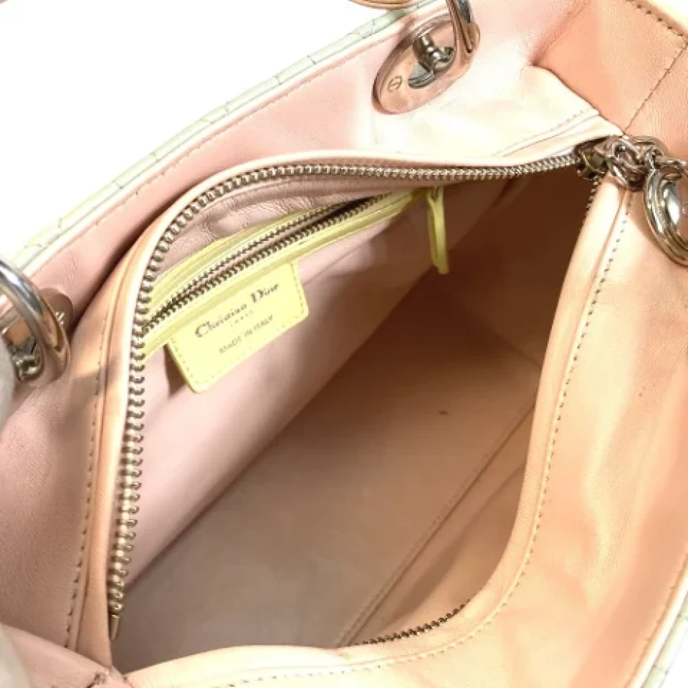 Dior Vintage Pre-owned Leather dior-bags Green Dames