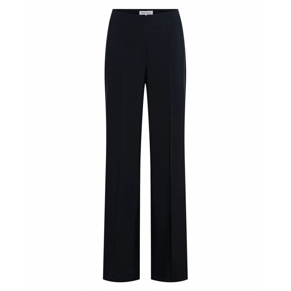 &Co Woman Broek Dames Recht Elegante Stijl Blue Dames