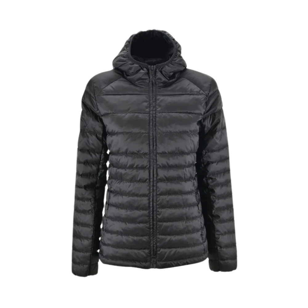 Ciesse Piumini Gewatteerde Hoody Jas Flora 3.1 Black Dames