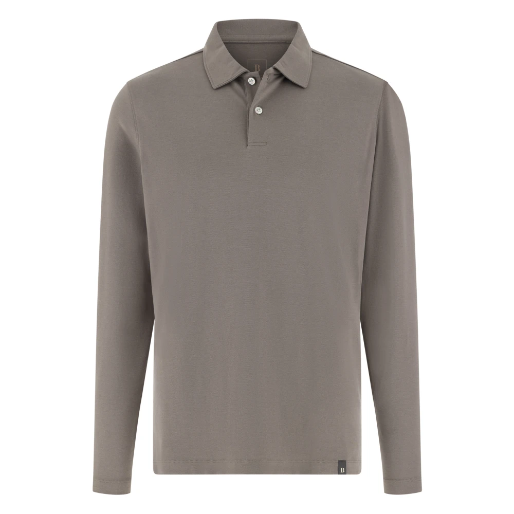 Boggi Milano Homme Gris Tops, Taille: S Polo B Tech B Haute Performance En Piqué
