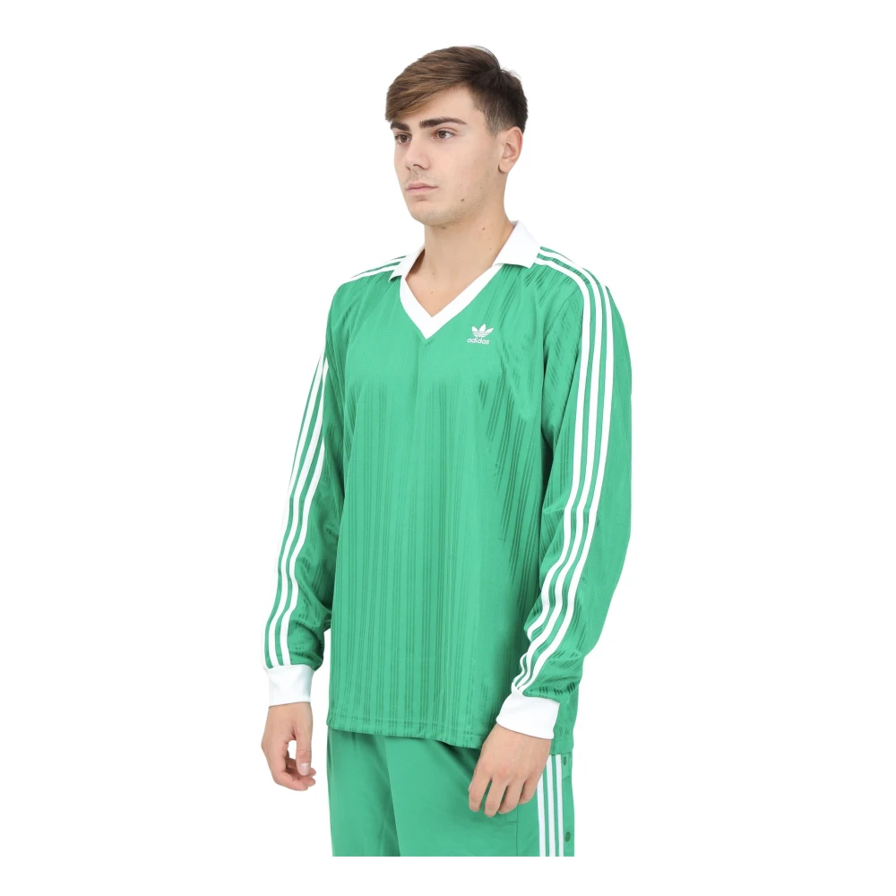adidas Originals Groene Voetbal Sweater met Lange Mouwen Green Heren