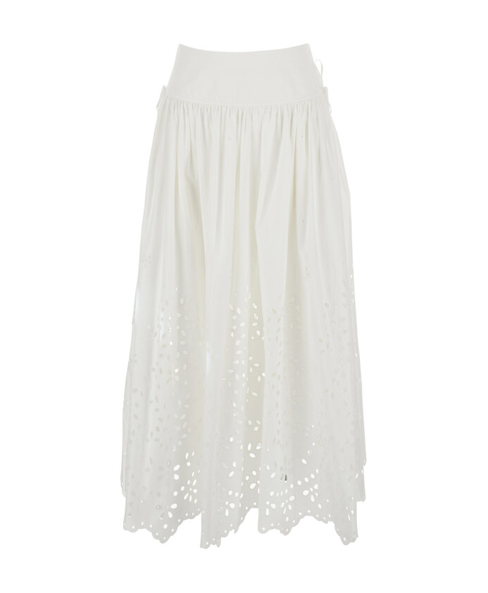 jupe-midi-blanche-avec-broderie