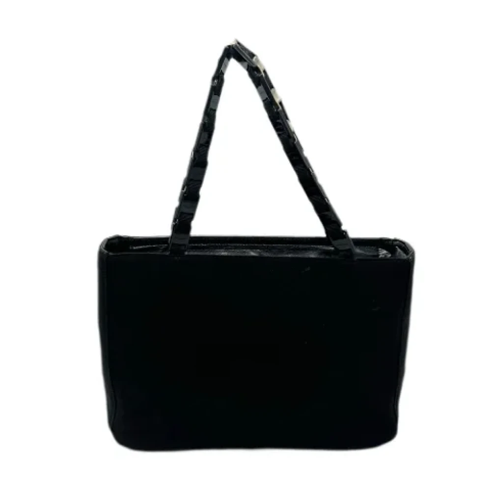 Salvatore Ferragamo Pre-owned Canvas totes Black Dames