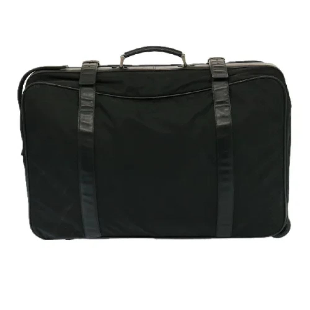 Prada Vintage Pre-owned Nylon travel-bags Black Dames