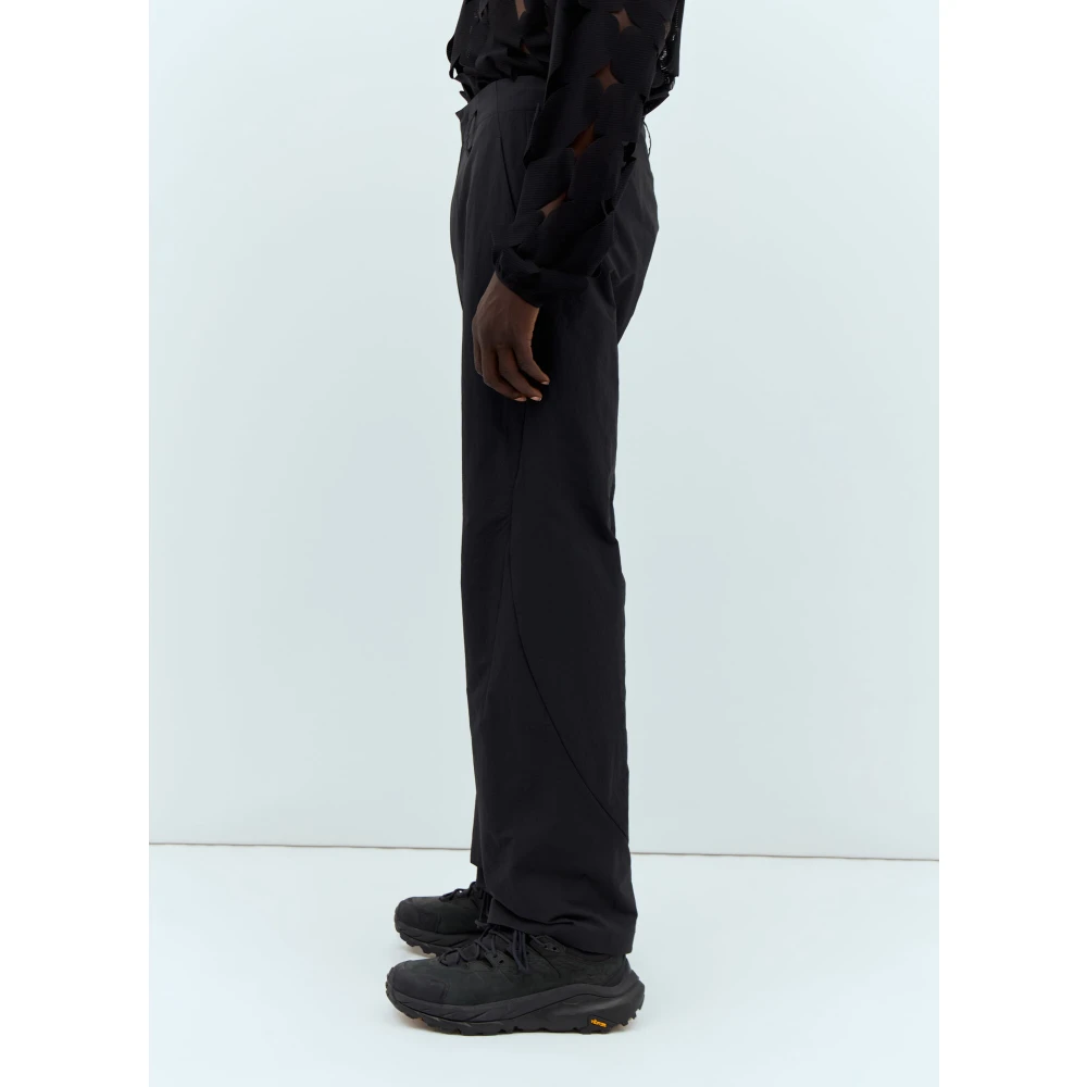 Post Archive Faction Stretch Weave Broek met Zakken Black Heren