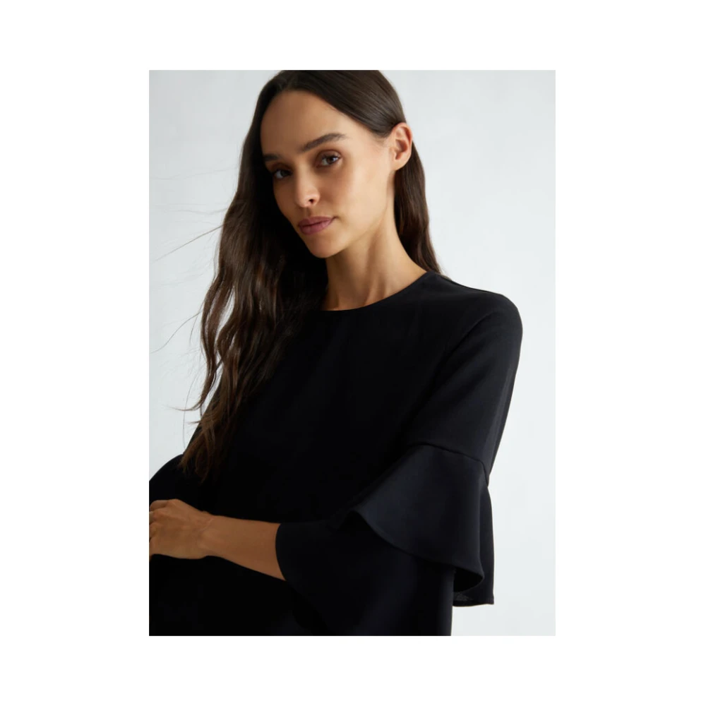 Liu Jo Stretch Crepe Jurk Black Dames