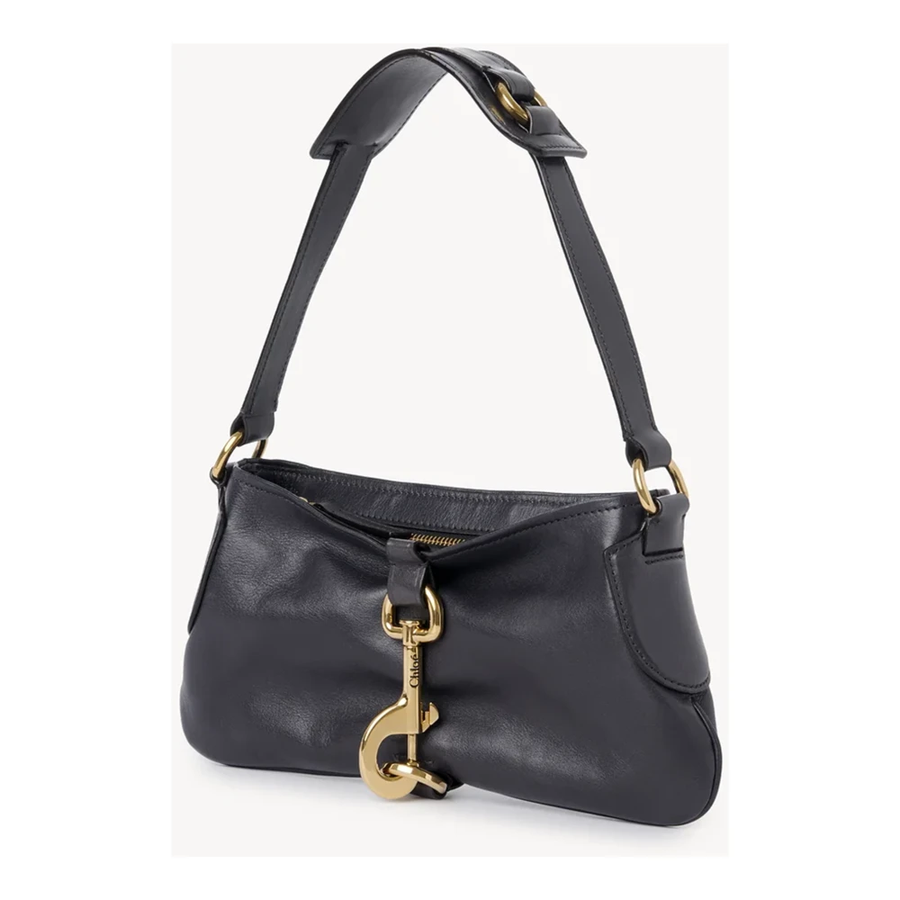 Chloé Zwarte schoudertas van kalfsleer Black Dames