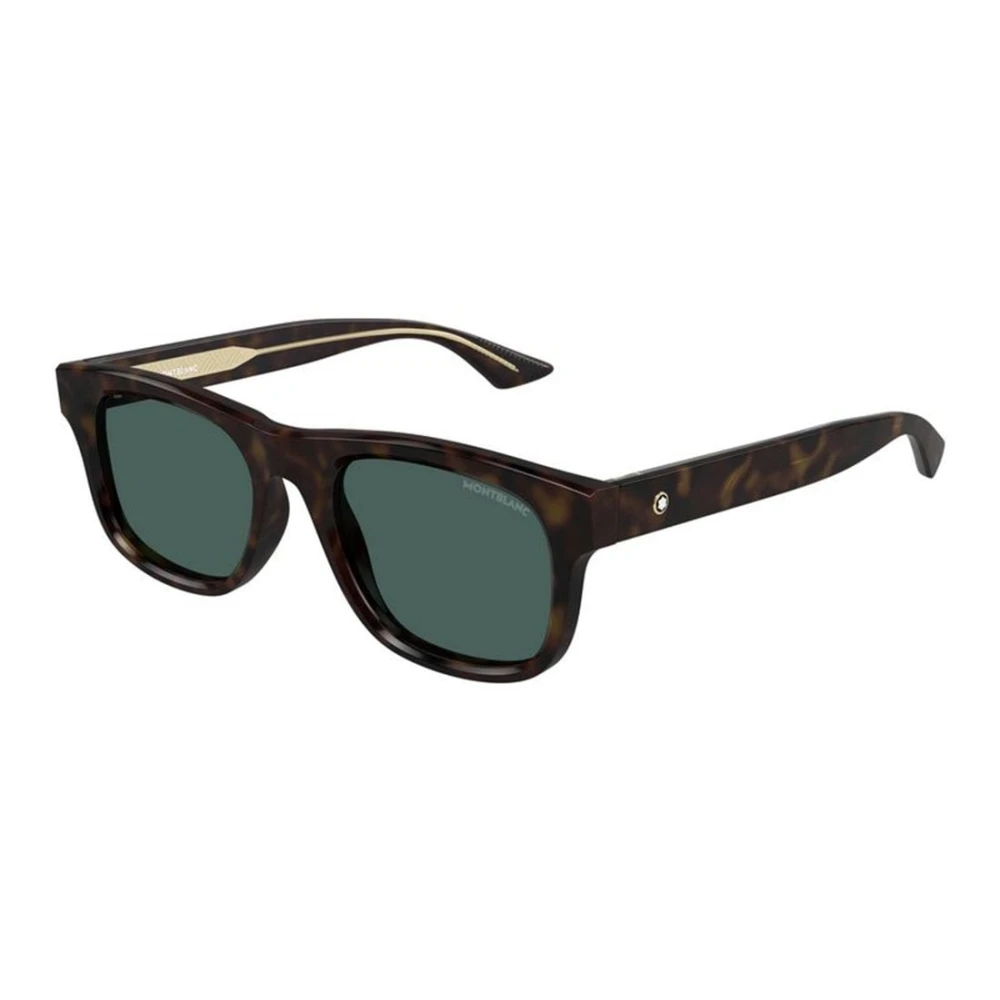 Montblanc Men's Brown Mb0421s 002 Sunglasses - Sunglasses - 53 Mm - Accessories