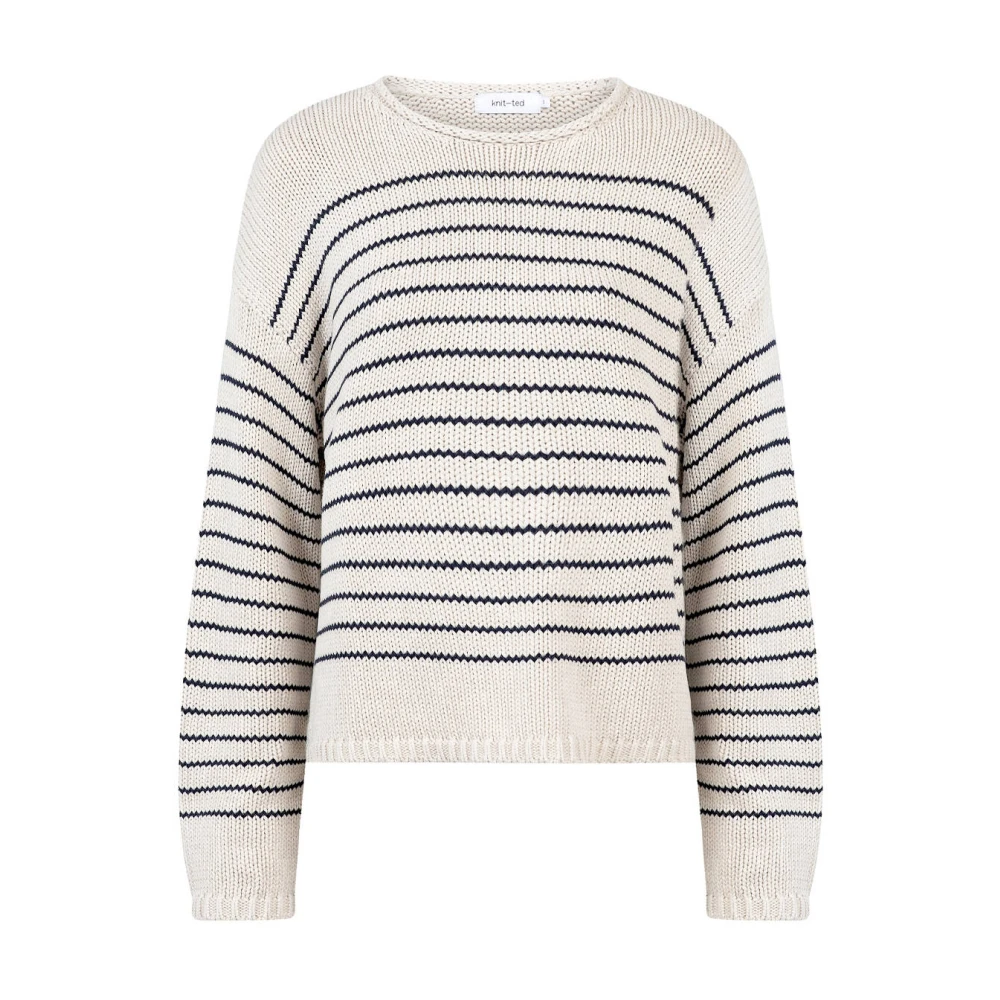 Knit-ted Pullover Beige Dames