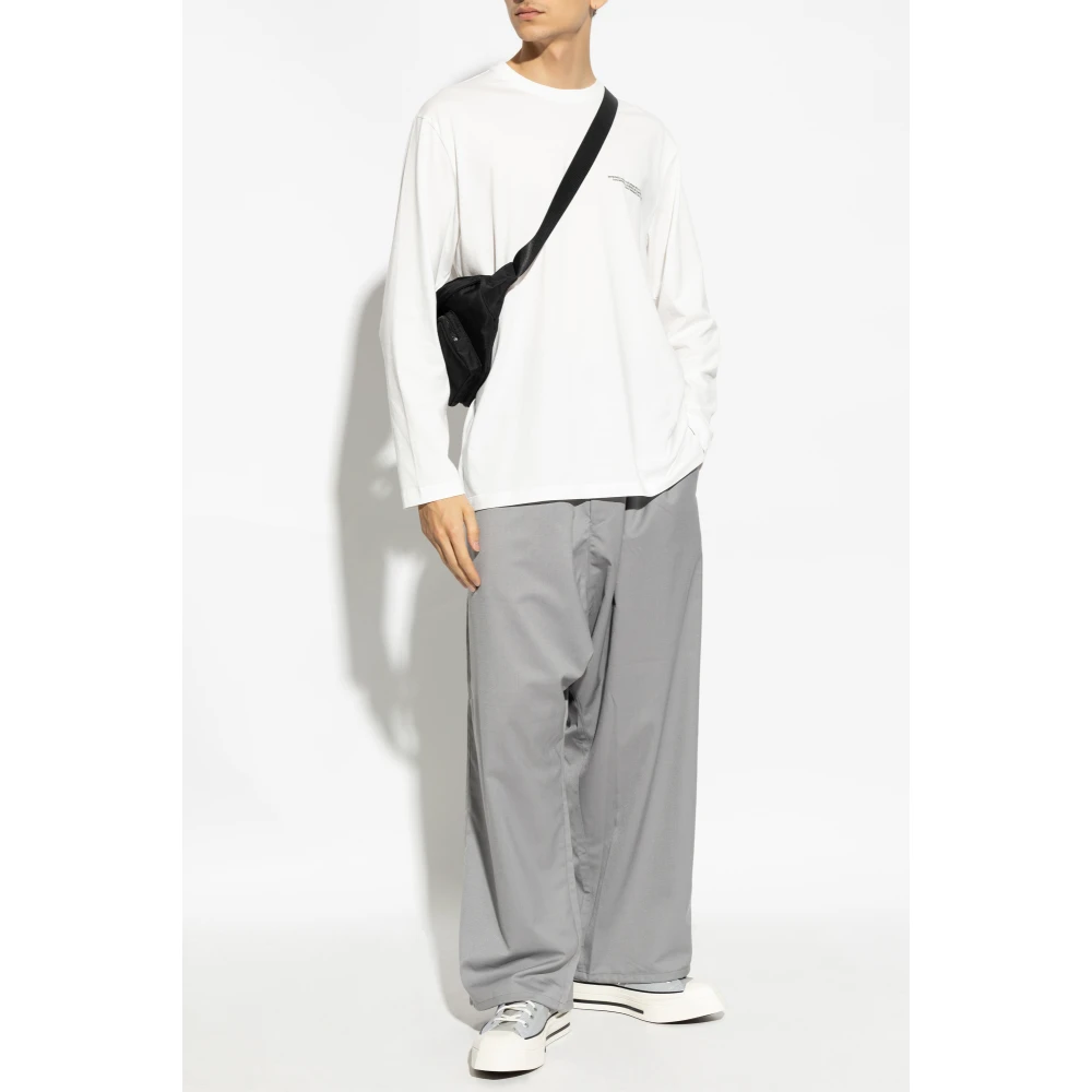 Y-3 Loszittende broek Gray Heren