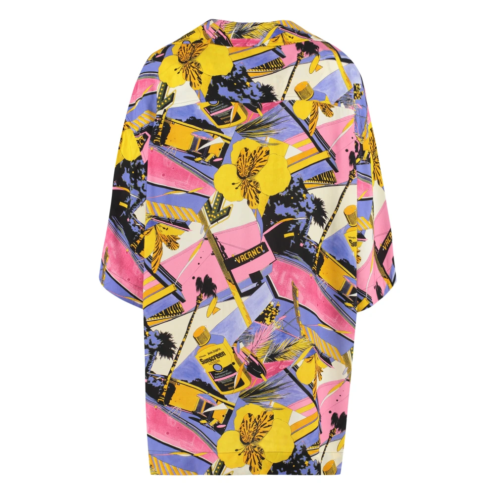 Palm Angels Miami Mix Bowling Shirt Multicolor Dames