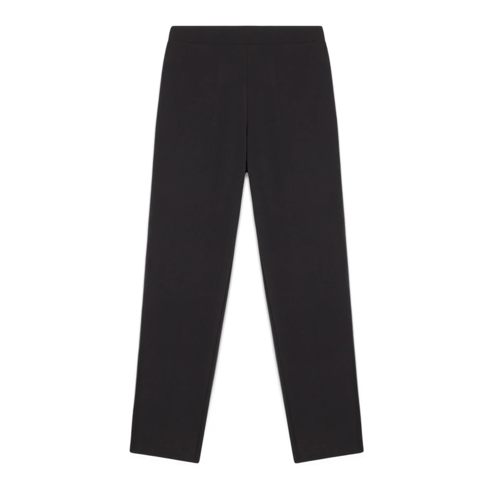 Oltre Satin Streep Joggers Black Dames