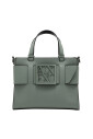 groene-synthetisch-leren-handtas-met-gouden-details