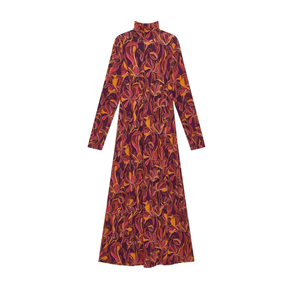 Maliparmi Vrouw Multicolor Kleedjes Dames, Veelkleurig, S, Rode Jurken Voor En