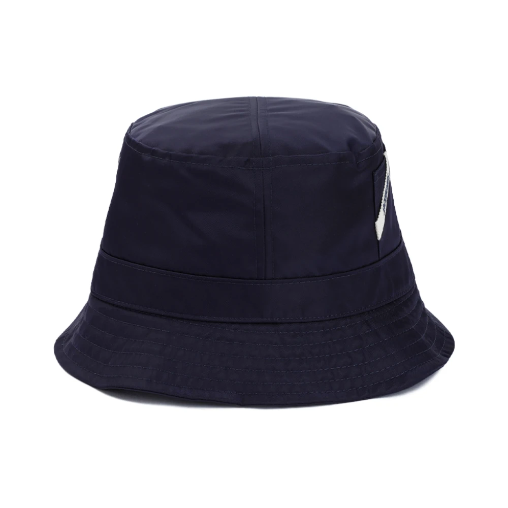 Jacquemus Navy Blue Ovalie Hats Caps Blue Dames