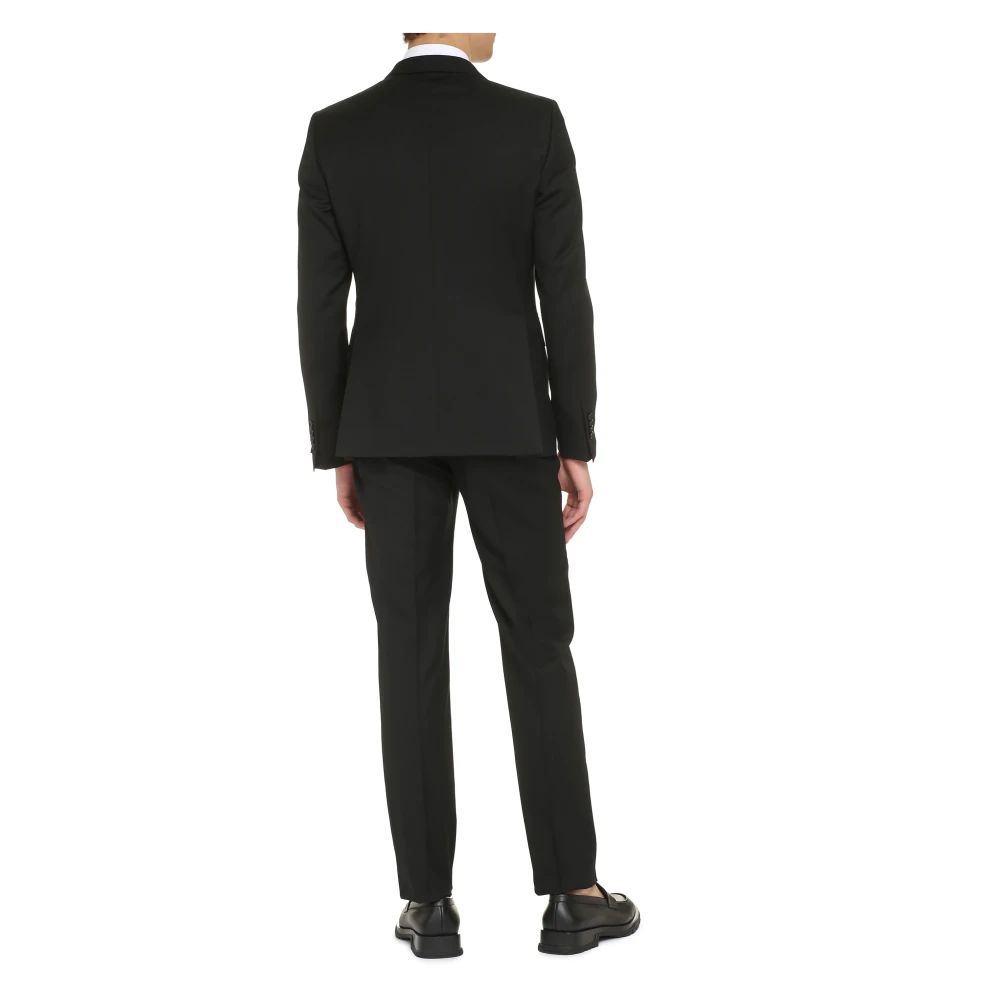 Tagliatore Klassiek tweedelig kostuum van zuivere wol Black Heren
