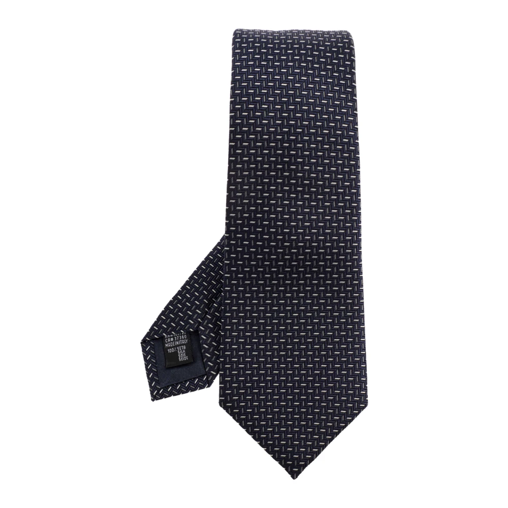 Giorgio Armani Blå Siden Slips
