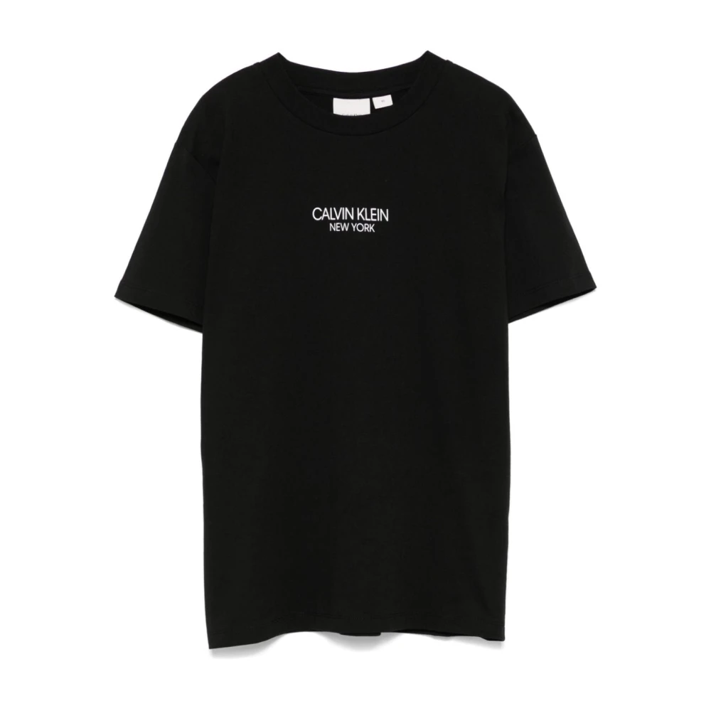 Calvin Klein Zwarte T-shirts en Polos Black Dames