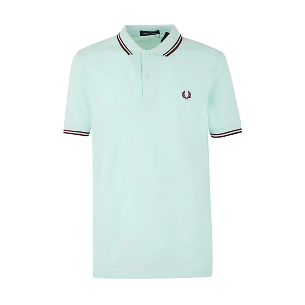 Fred Perry Twin Tipped Shirt Blue Heren